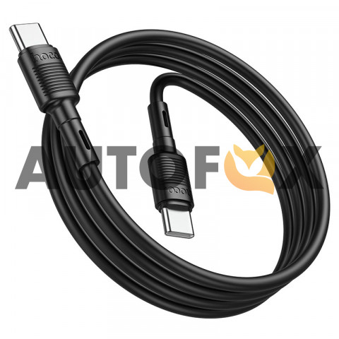 Кабель Hoco X83  charging data cable Type-C-Type-C 60W черный