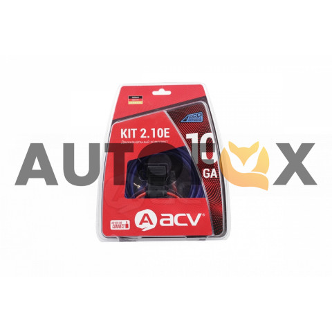 ACV KIT 2.10E (2-кан усил-ля 10AWG) Комплект проводов 2-кан усил-ля