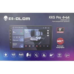 E5 OLOM 9" KK5 PRO 4+64 8ядер 4G Выносной микрофон