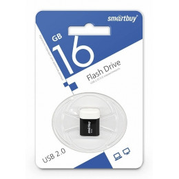 USB флэш-диск 16GB Smart Buy LARA черный