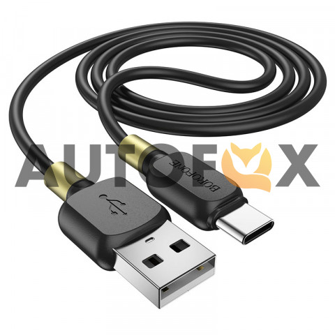 Borofone BX59 Кабель Defender charging data cable Type-C черный