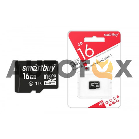 Smart Buy microSD 16GB class10 без адаптера Карта Памяти 