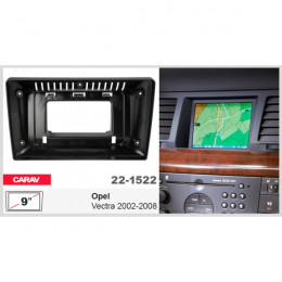 Carav 22-1522: 9" Opel Vectra (C) 2002-2008