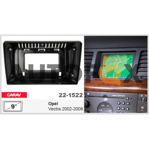 Carav 22-1522: 9" Opel Vectra (C) 2002-2008